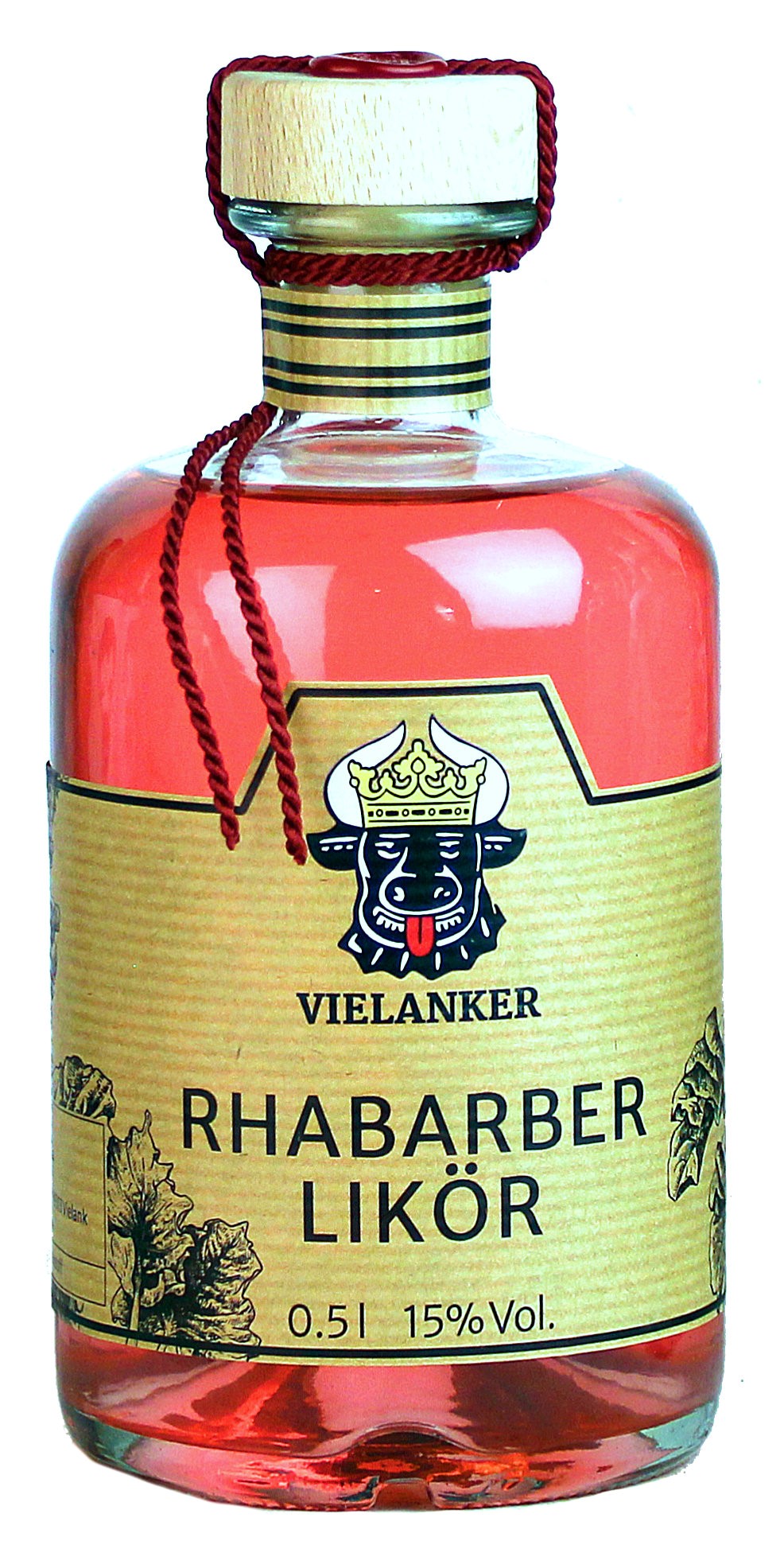 Bild von Vielanker - RHABARBER LIKÖR - aus Mecklenburg-Vorpommern - 0,5l  