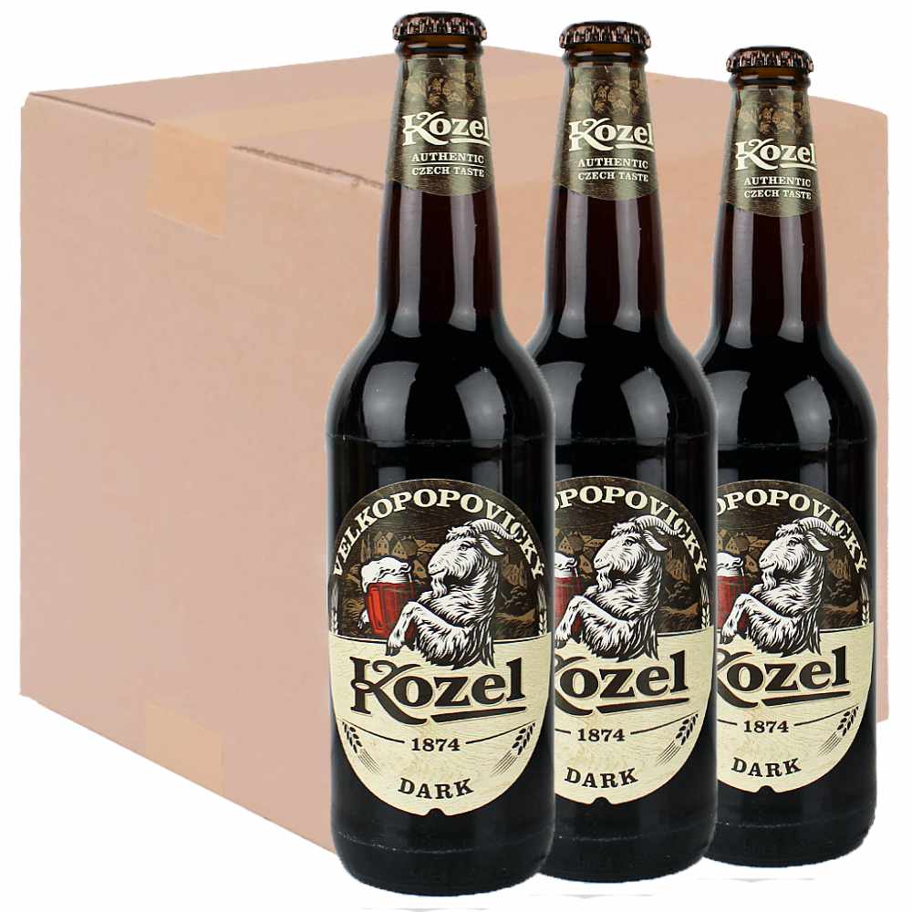 Bild von Kozel - DARK - Karton Sortenrein mit Mengenauswahl je 0,5l 