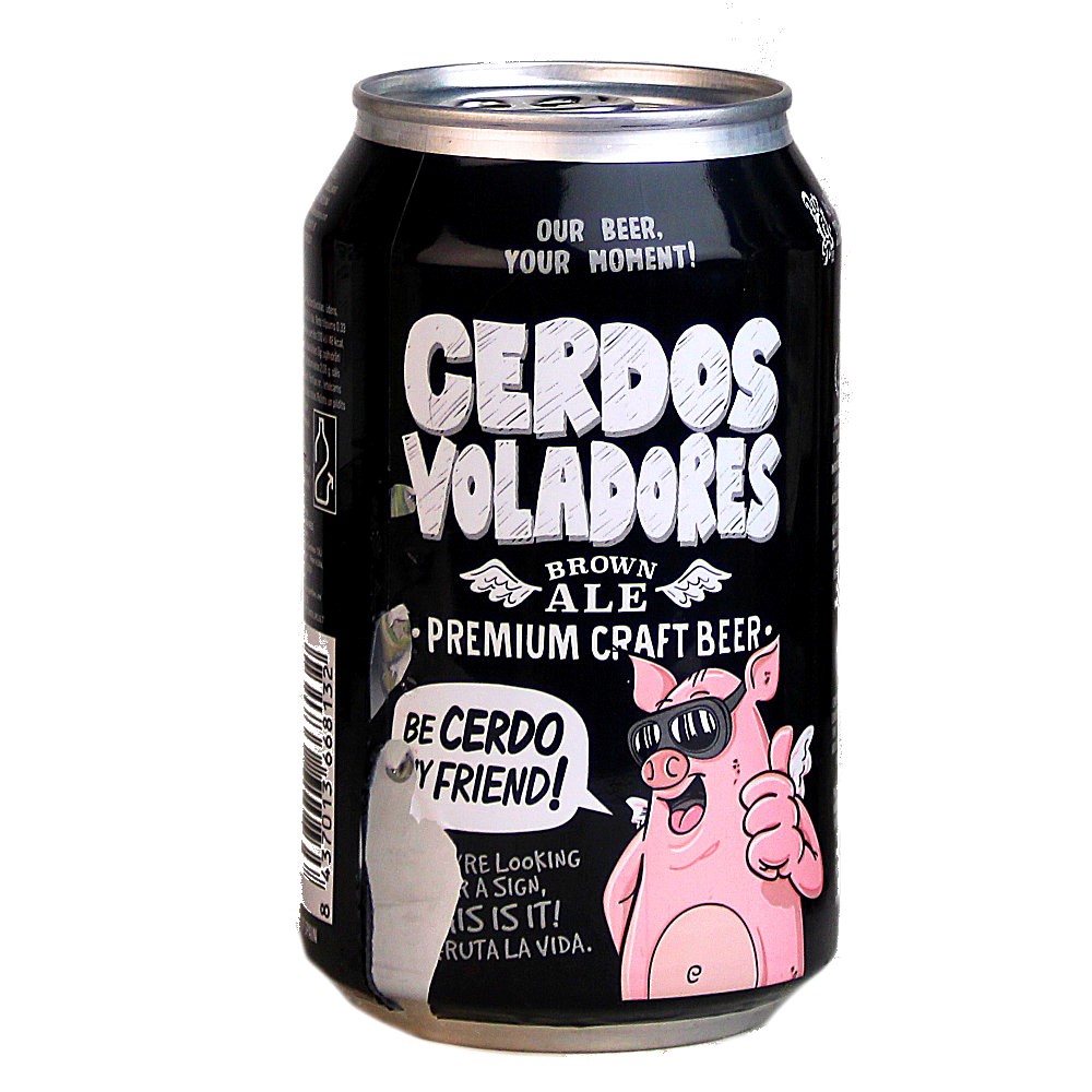 Bild von Barcelona - CERDOS VOLADORES - BROWN ALE - 0,33l Dose