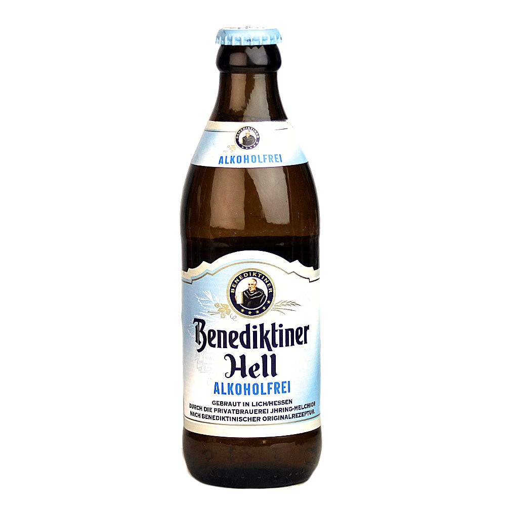 Bild von Benediktiner - HELL - ALKOHOLFREI - 0,33l 