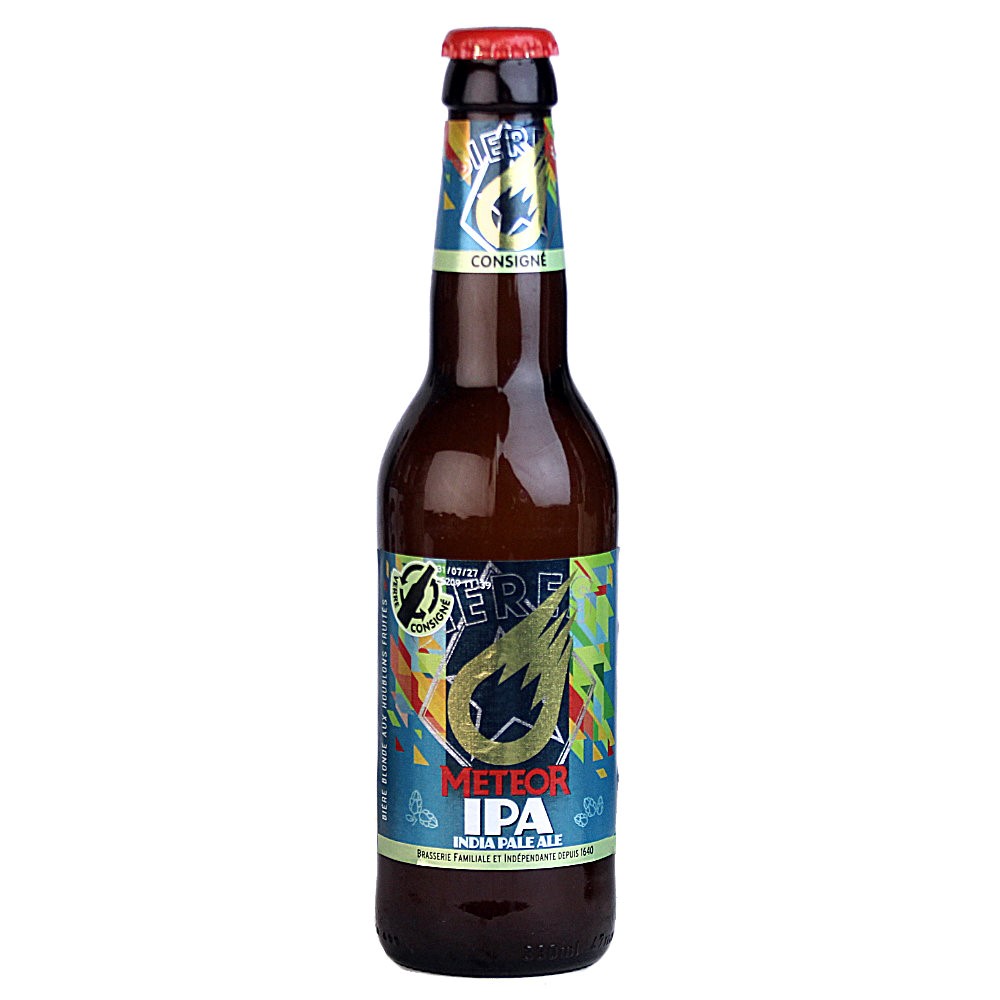 Bild von Meteor Bier INDIA PALE ALE - Frankreich 0,33l 