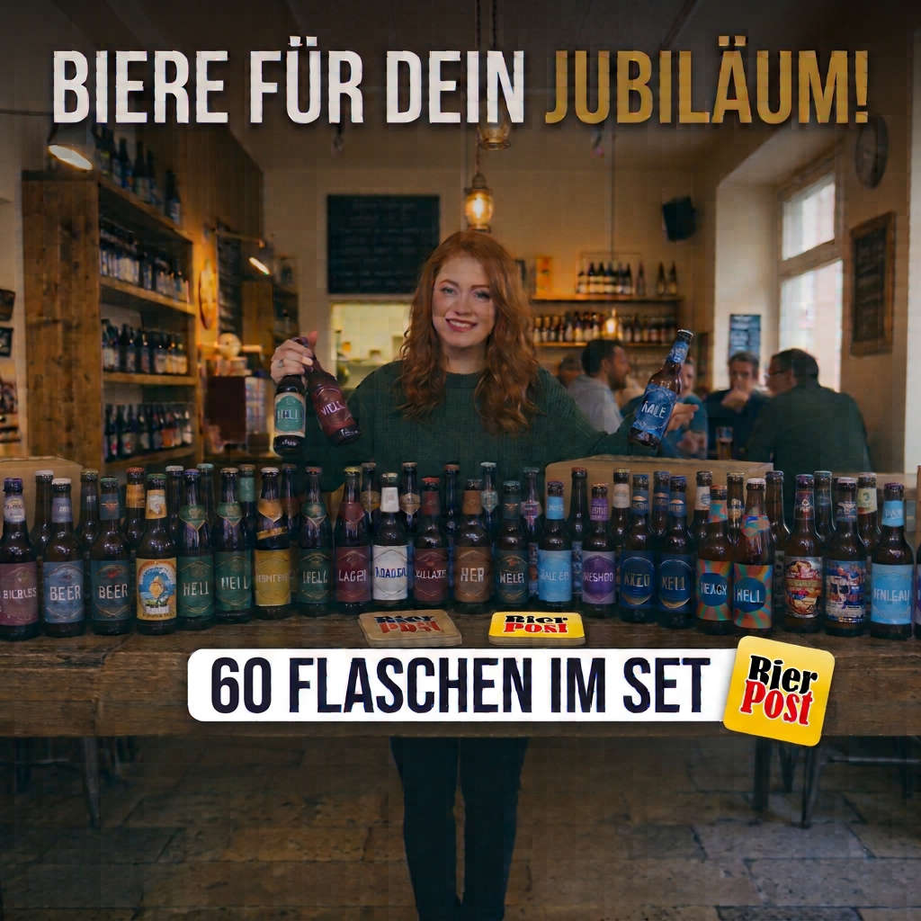 Bild von 60 verschiedene Biere - deutsch und international