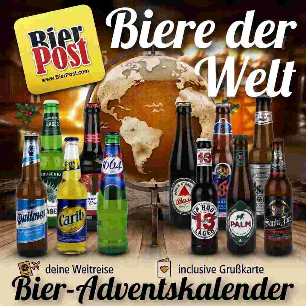 Bild von Adventskalender mit BIEREN DER WELT -  incl. BierPostCARD ( VORBESTELL-Aktion incl. Design Öffner und deiner personalisierten Gravur GRATIS ) 